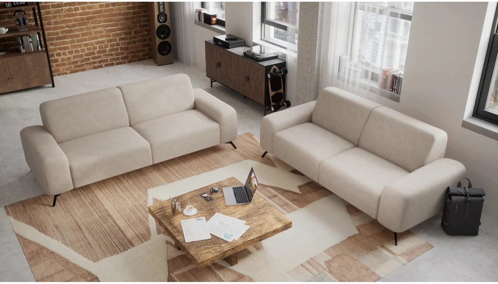 Citysofa 2 vietų sofa Soho - Smėlio