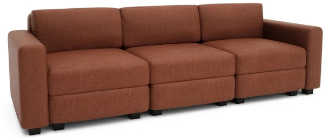 Citysofa 3 vietų modulinė sofa GRACIA - Terakota