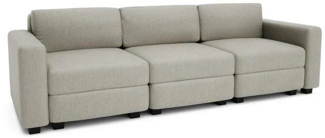 Citysofa 3 vietų modulinė sofa GRACIA - Smėlio pilka