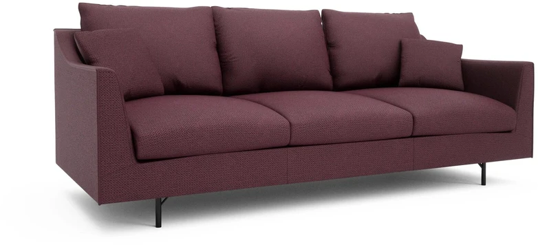 Citysofa 3 vietų sofa Alfama - Bordo