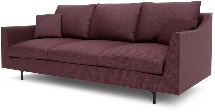 Citysofa 3 vietų sofa Alfama - Bordo