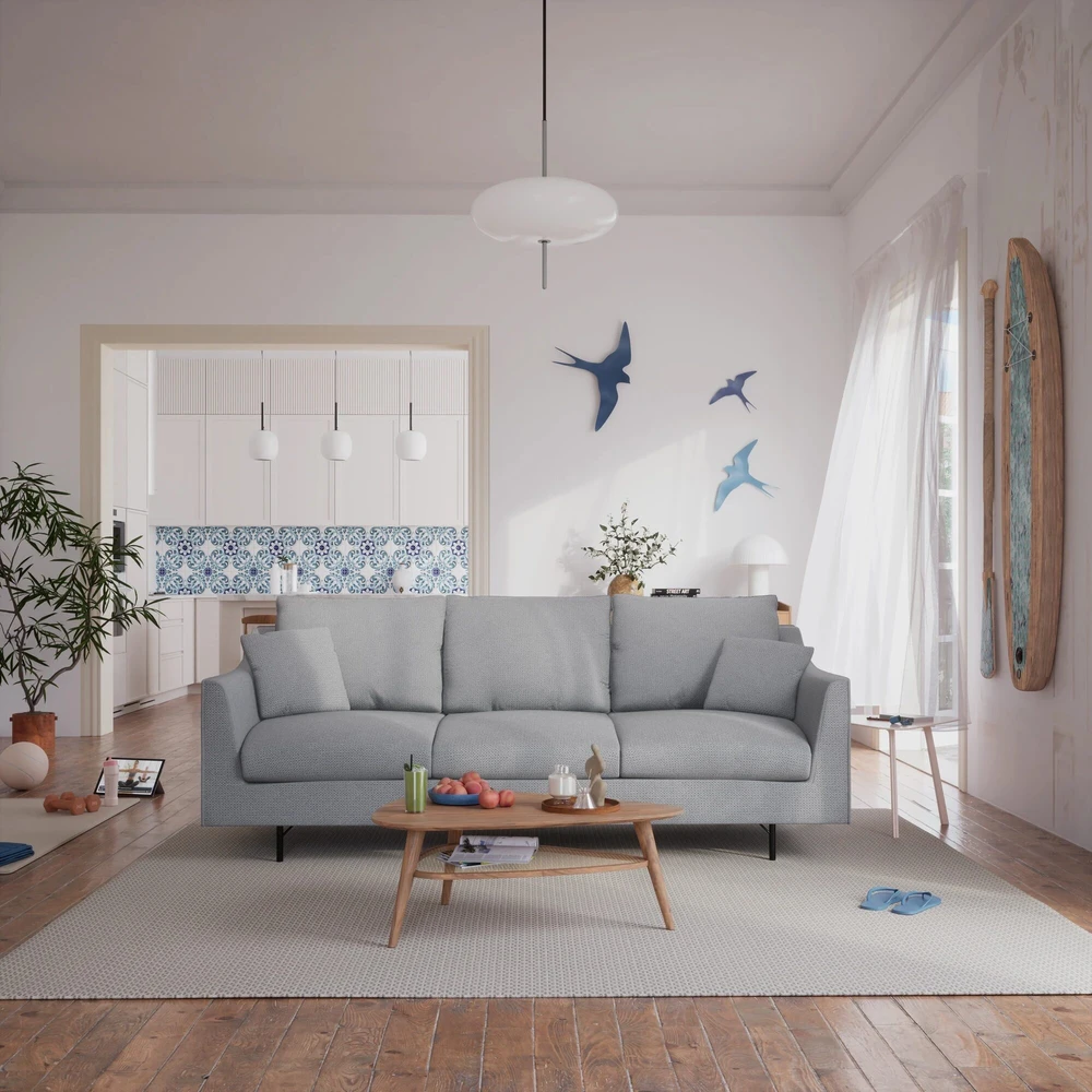 Citysofa 3 vietų sofa Alfama - Pilka