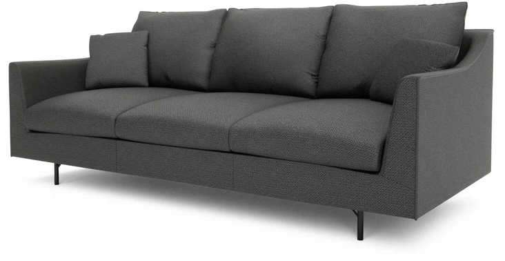 Citysofa 3 vietų sofa Alfama - Tamsiai pilka