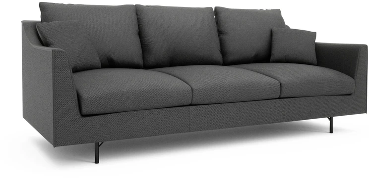Citysofa 3 vietų sofa Alfama - Tamsiai pilka