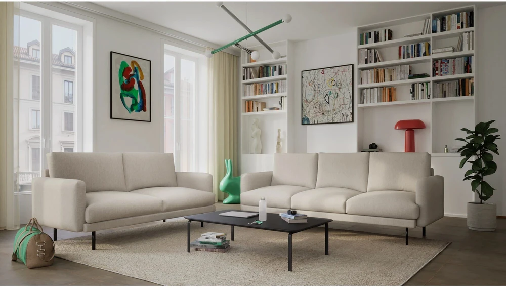 Citysofa 3 vietų sofa Brera - Kreminė smėlio