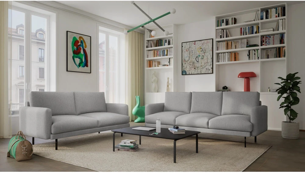 Citysofa 3 vietų sofa Brera - Pilka