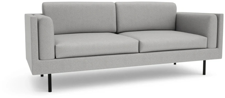 Citysofa 3 vietų sofa Chelsea - Sidabro