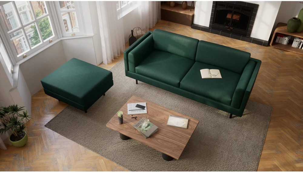 Citysofa 3 vietų sofa Chelsea - Žalia