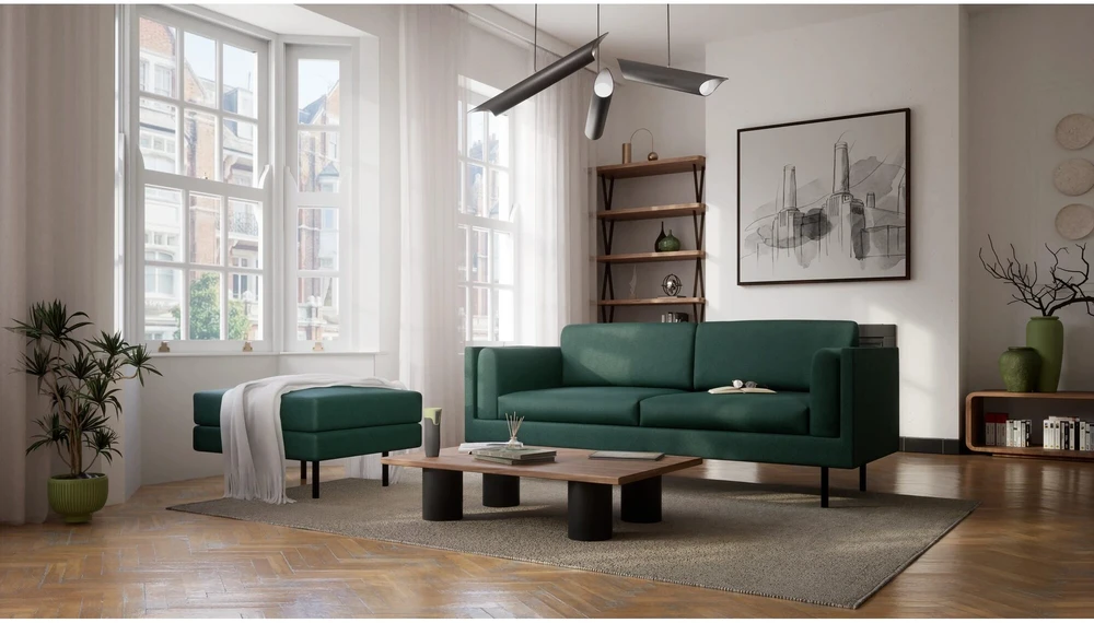 Citysofa 3 vietų sofa Chelsea - Žalia