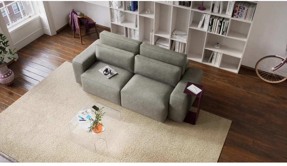 Citysofa 3 vietų sofa-lova Jordaan - Pelenų