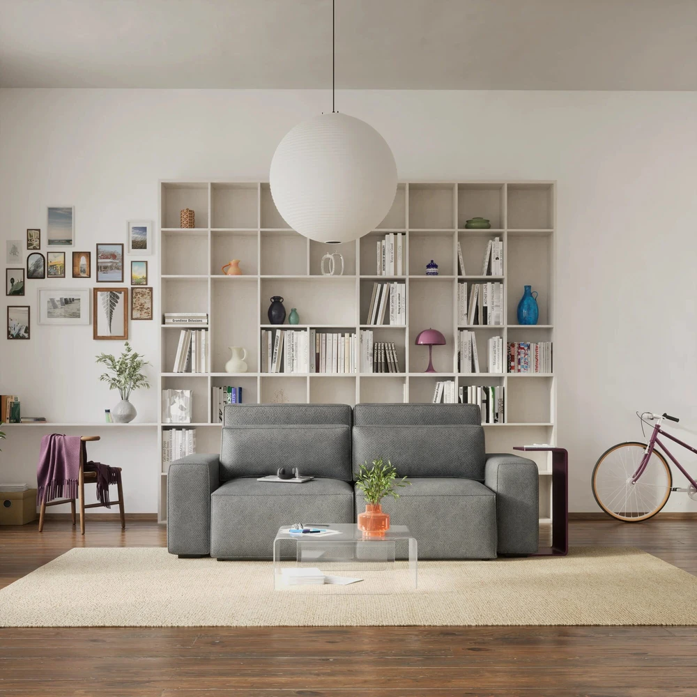Citysofa 3 vietų sofa-lova Jordaan - Pilka