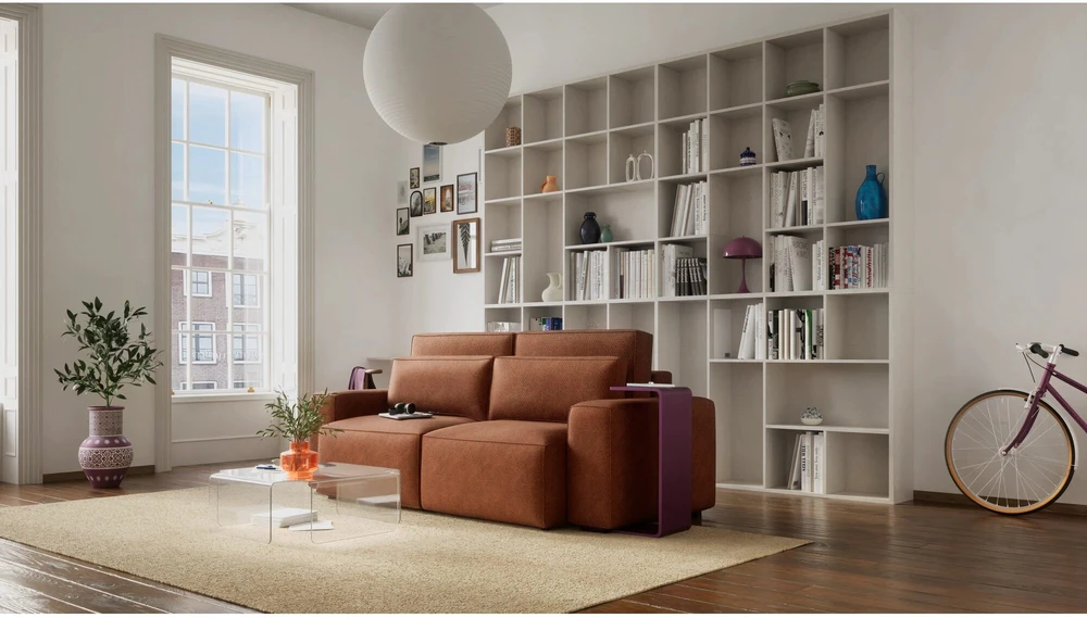 Citysofa 3 vietų sofa-lova Jordaan - Plytų