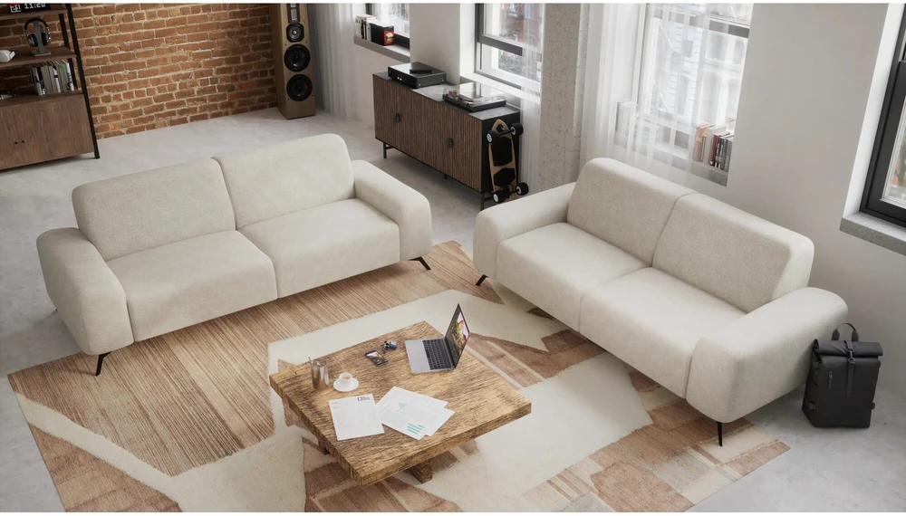 Citysofa 3 vietų sofa Soho - Kreminė