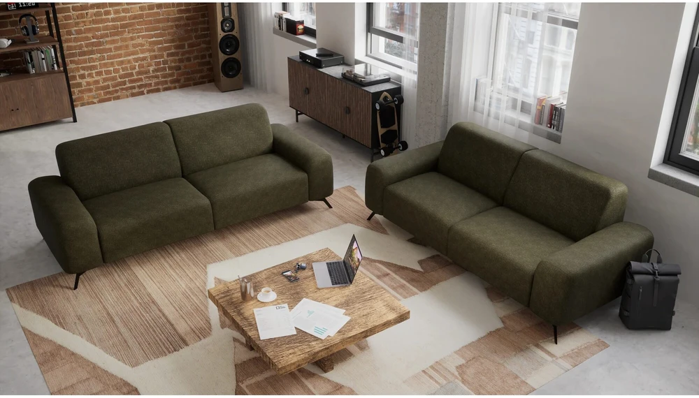Citysofa 3 vietų sofa Soho - Žalia