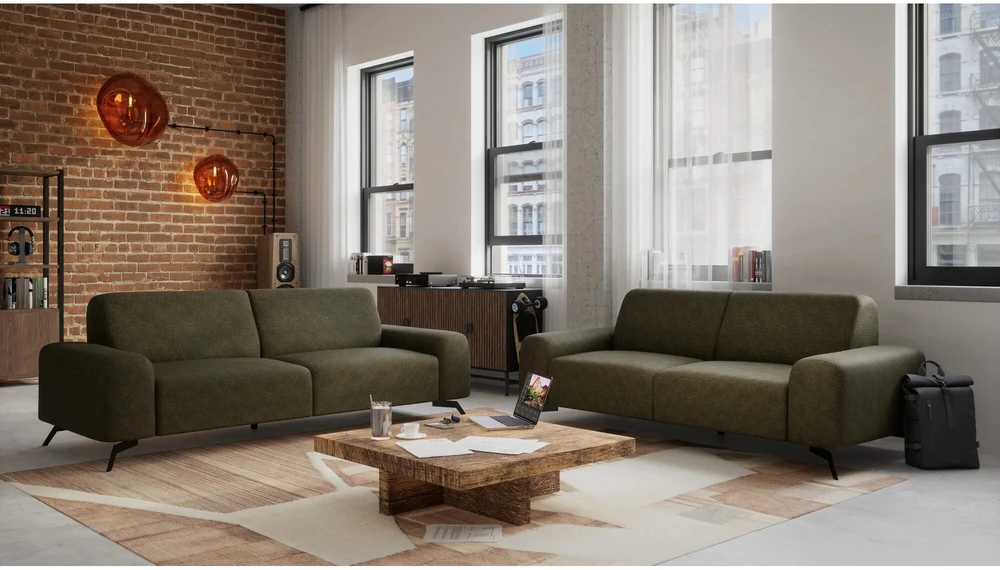 Citysofa 3 vietų sofa Soho - Žalia