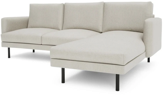 Citysofa 4 vietų dešinioji kampinė sofa Brera - Kreminė smėlio