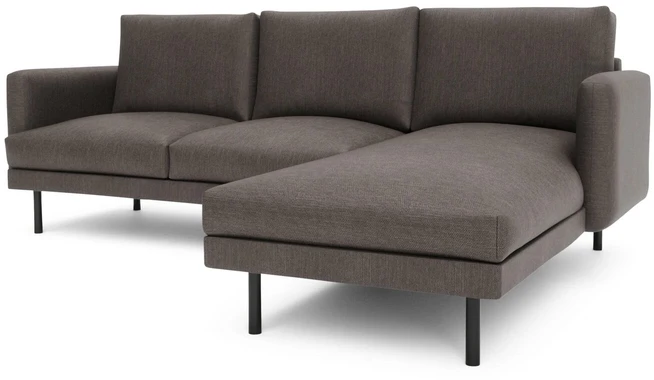 Citysofa 4 vietų dešinioji kampinė sofa Brera - Taupe