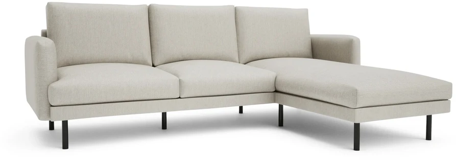 Citysofa 4 vietų dešinioji kampinė sofa Brera - Kreminė smėlio