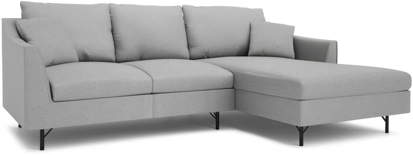 Citysofa 4 vietų dešinioji kampinė sofa Alfama - Pilka