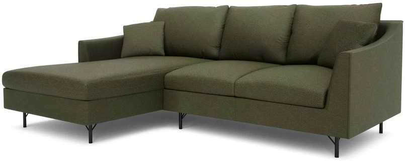 Citysofa 4 vietų kairioji kampinė sofa Alfama - Žalia