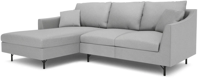 Citysofa 4 vietų kairioji kampinė sofa Alfama - Pilka