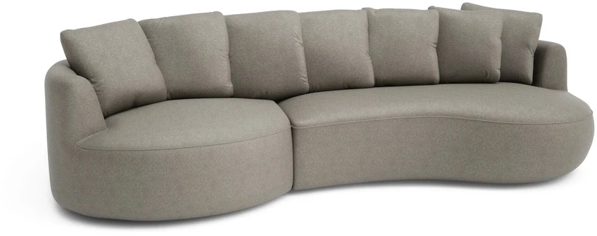 Citysofa 4 vietų kairioji kampinė sofa Belleville - Taupe