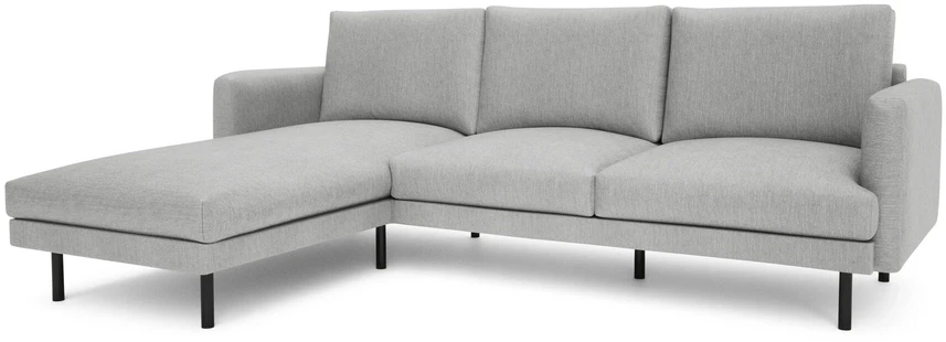 Citysofa 4 vietų kairioji kampinė sofa Brera - Pilka