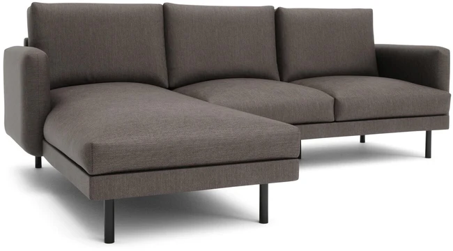 Citysofa 4 vietų kairioji kampinė sofa Brera - Taupe