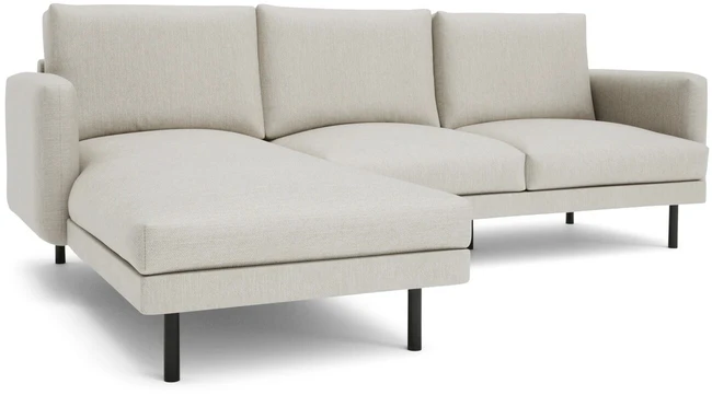 Citysofa 4 vietų kairioji kampinė sofa Brera - Kreminė smėlio