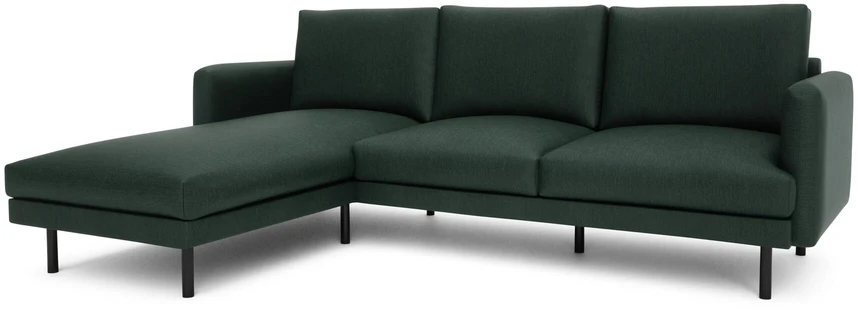 Citysofa 4 vietų kairioji kampinė sofa Brera - Žalia