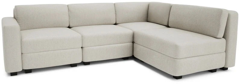Citysofa 4 vietų kampinė modulinė sofa GRACIA - Kreminė smėlio