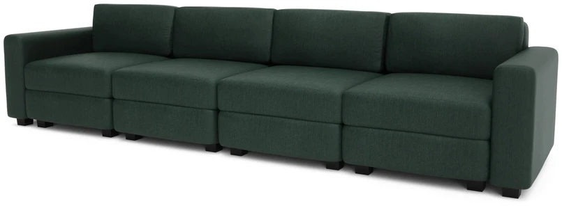 Citysofa 4 vietų modulinė sofa GRACIA - Žalia