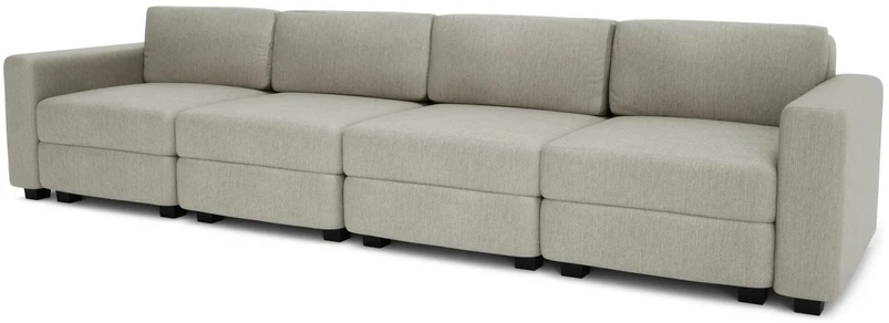 Citysofa 4 vietų modulinė sofa GRACIA - Smėlio pilka