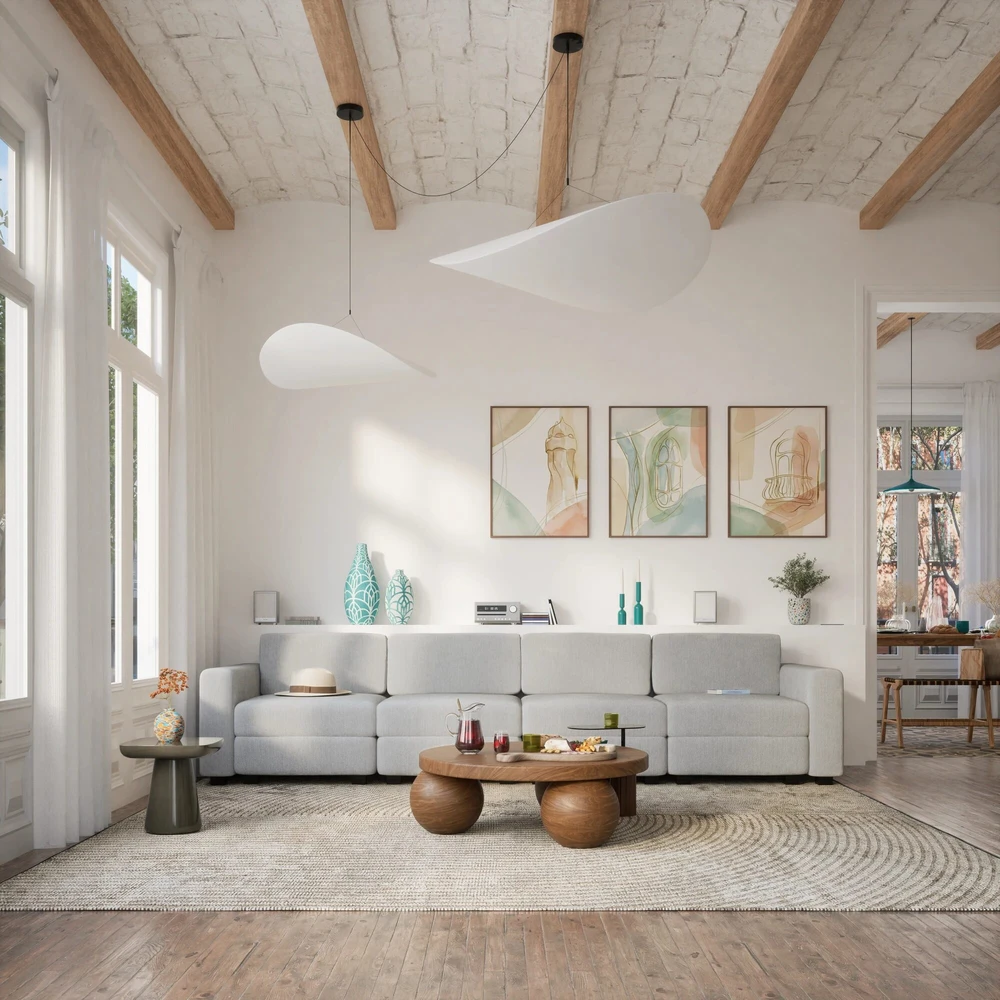 Citysofa 4 vietų modulinė sofa GRACIA - Pilka