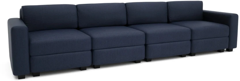 Citysofa 4 vietų modulinė sofa GRACIA - Tamsiai mėlyna