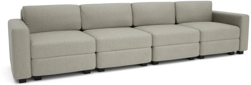 Citysofa 4 vietų modulinė sofa GRACIA - Smėlio pilka