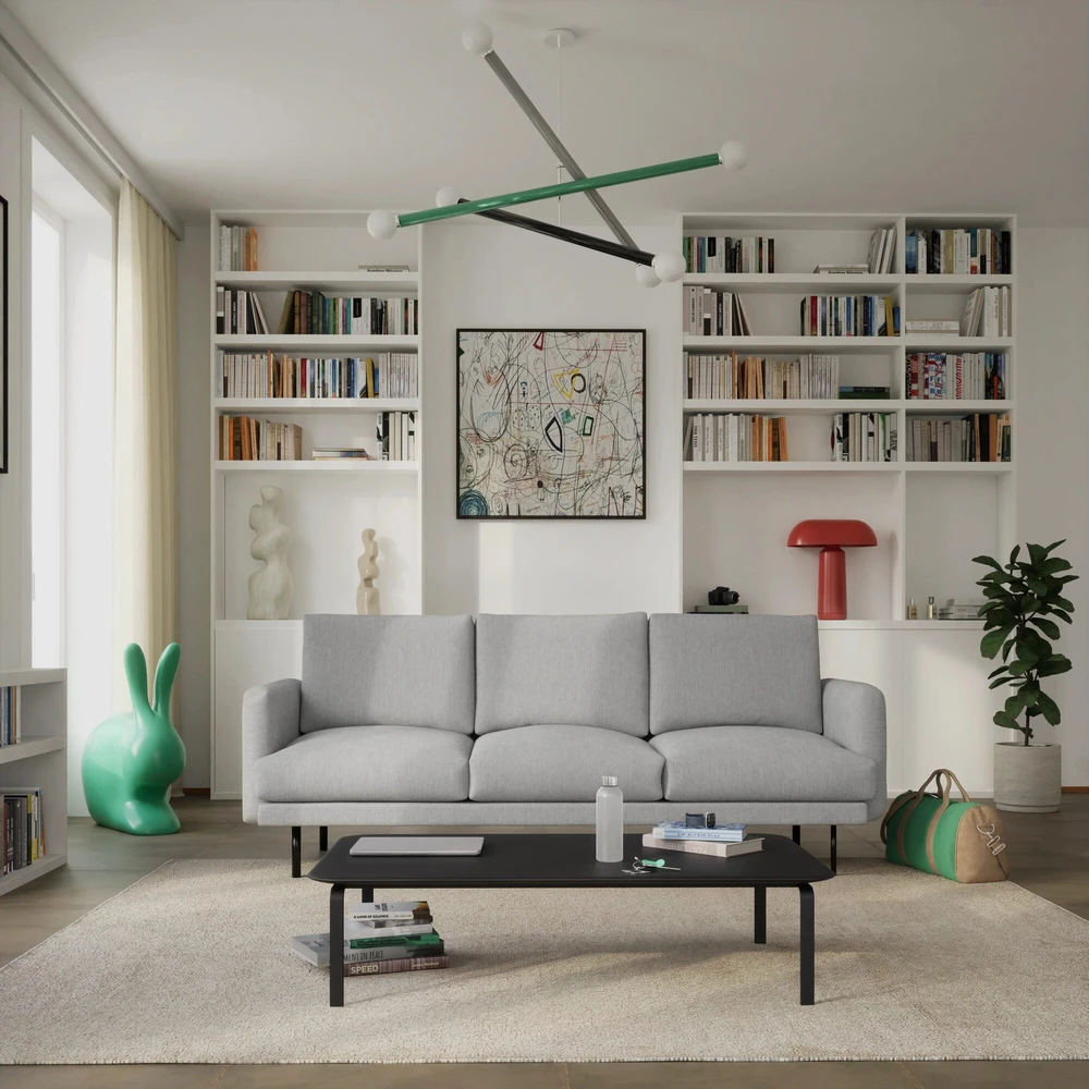 Citysofa 4 vietų sofa Brera - Pilka