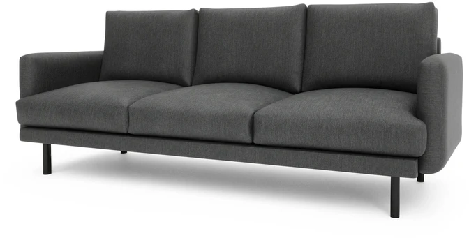 Citysofa 4 vietų sofa Brera - Tamsiai pilka