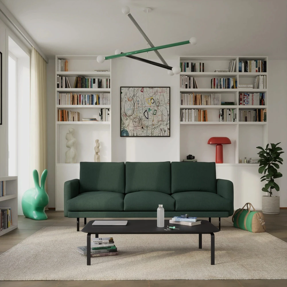 Citysofa 4 vietų sofa Brera - Žalia