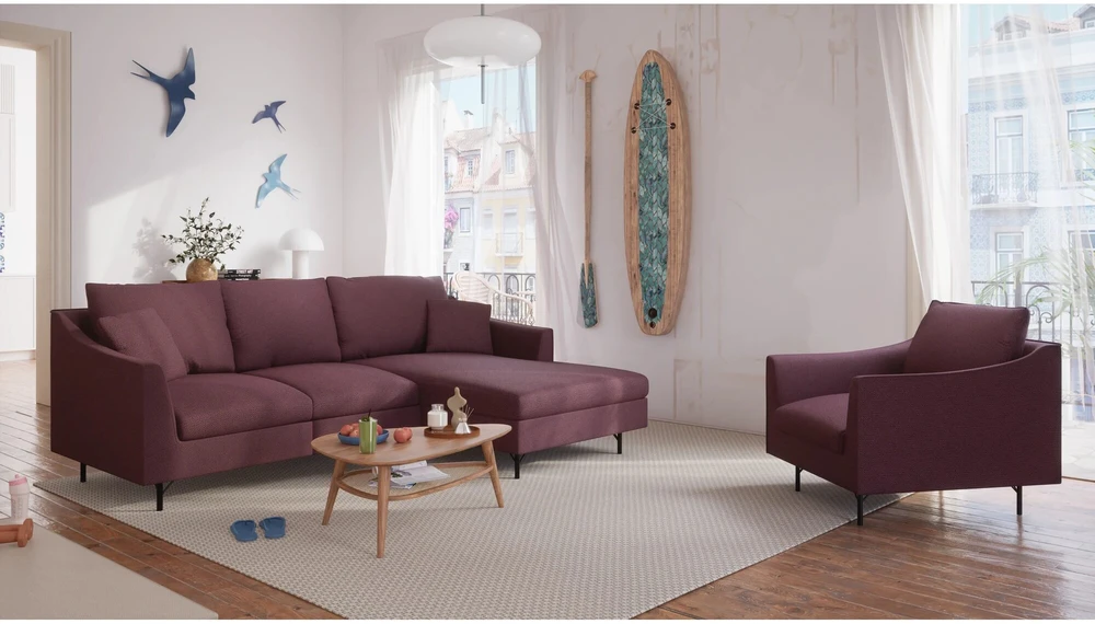 Citysofa Fotelis Alfama - Bordo