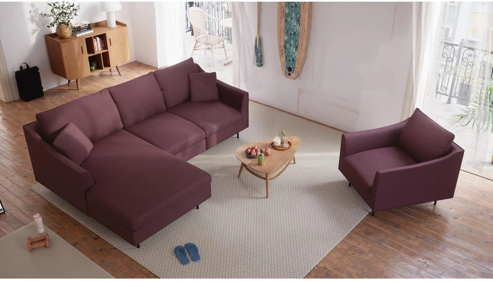 Citysofa Fotelis Alfama - Bordo