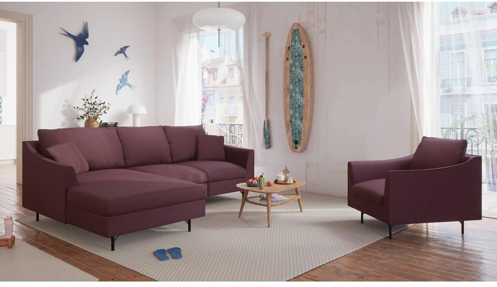 Citysofa Fotelis Alfama - Bordo