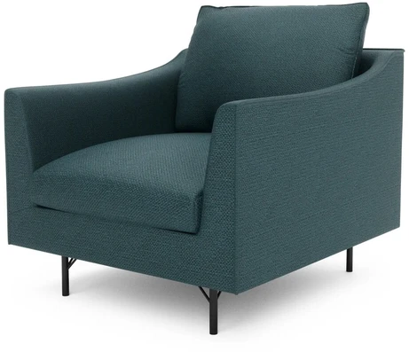 Citysofa Fotelis Alfama - Gili mėlyna
