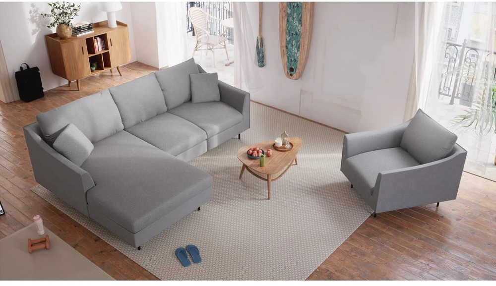 Citysofa Fotelis Alfama - Pilka