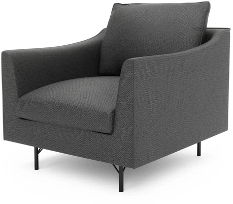 Citysofa Fotelis Alfama - Tamsiai pilka