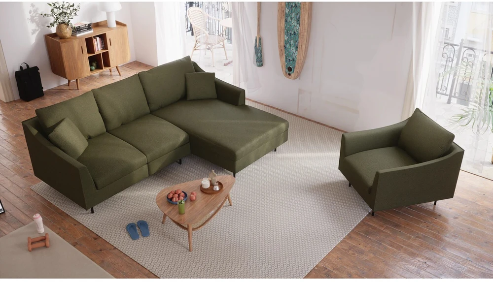 Citysofa Fotelis Alfama - Žalia