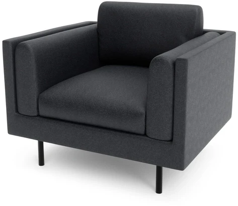 Citysofa Fotelis Chelsea - Pilka
