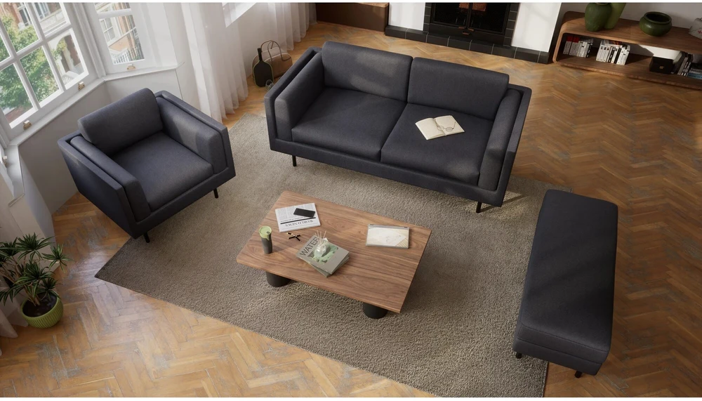 Citysofa Fotelis Chelsea - Pilka