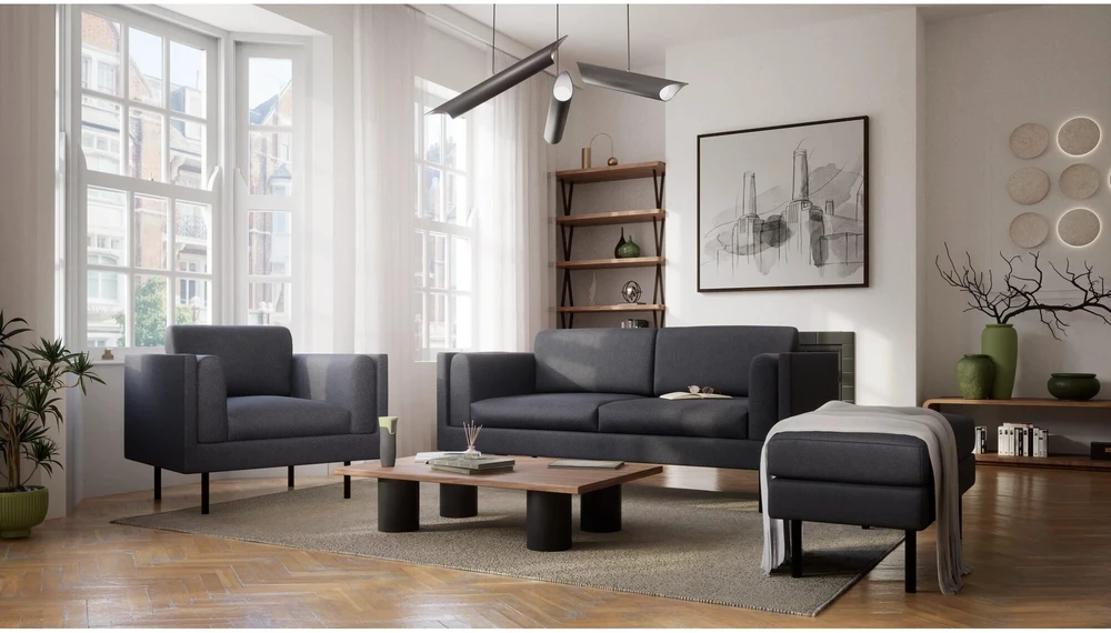 Citysofa Fotelis Chelsea - Pilka