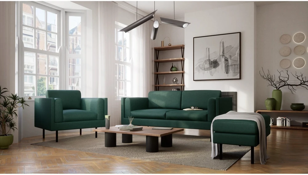 Citysofa Fotelis Chelsea - Žalia